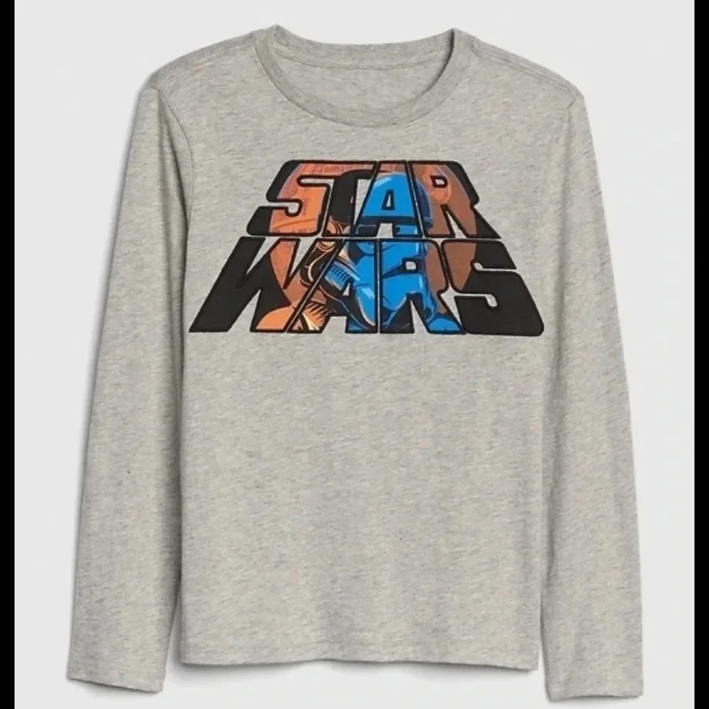 GAP Star Wars Long Sleeve Shirt Boys Size XXL 14-16